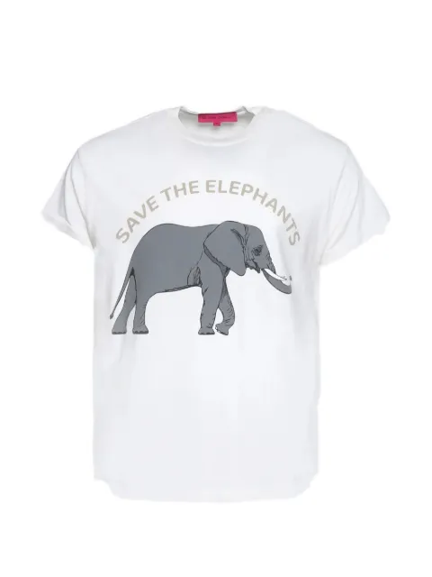 The Elder Statesman elephant-print T-shirt