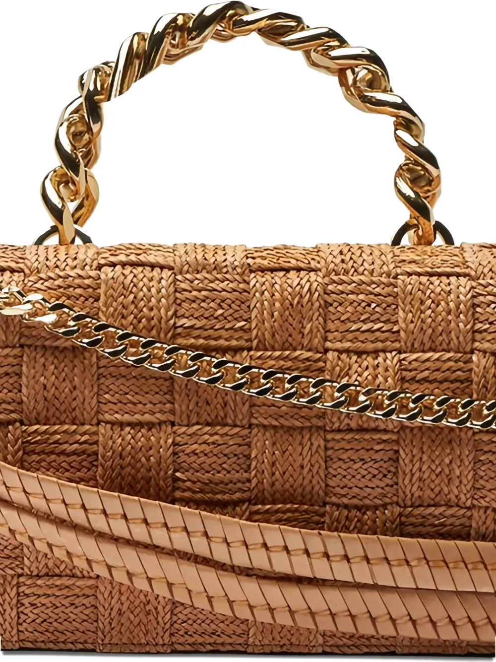 Casadei Hanoi shopper met logodetail Bruin