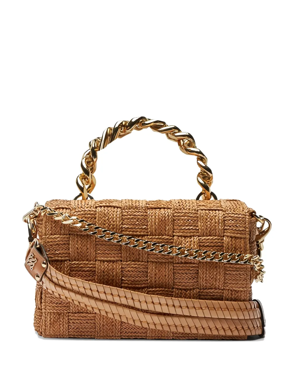 Casadei Hanoi logo-detail tote bag - Marrone