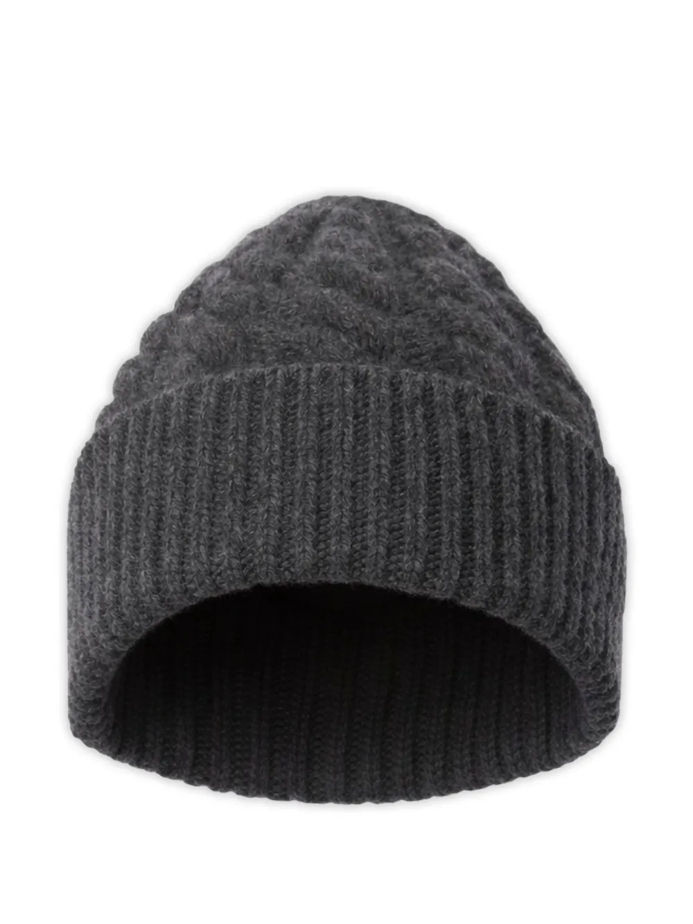 Nina Ricci Cable-knit Beanie In Black