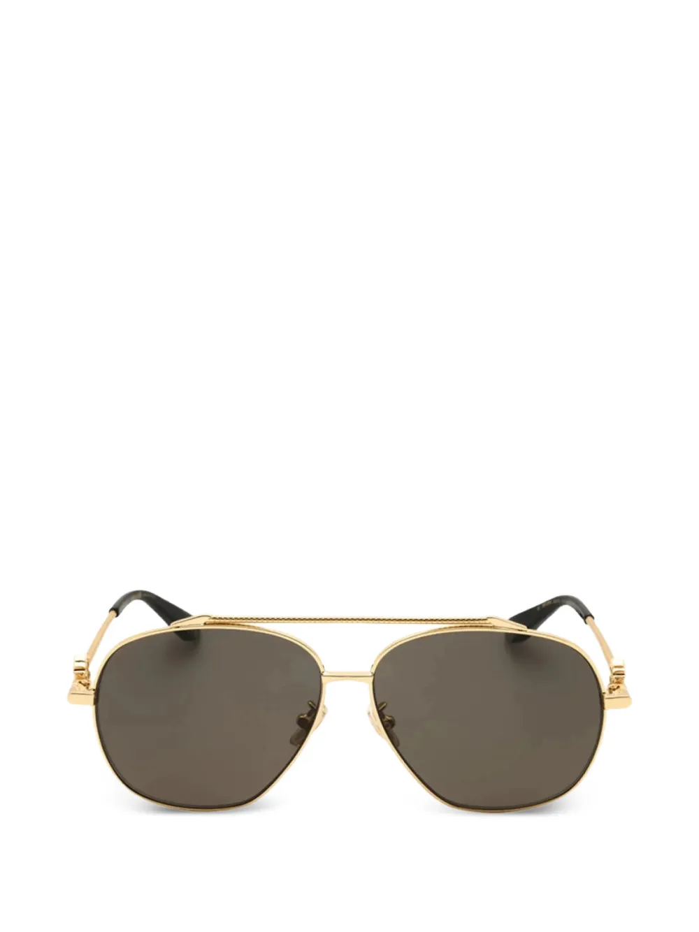 Roberto Cavalli Occhiali da sole con montatura stile pilota - Oro