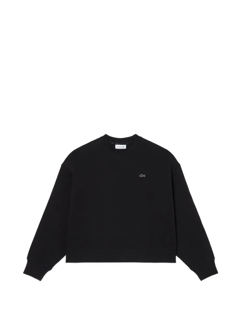 Lacoste logo-embroidered sweatshirt - Nero