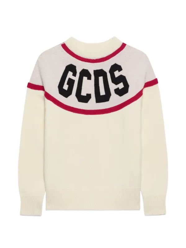 GCDS ロゴ セーター | ニュートラル | FARFETCH JP