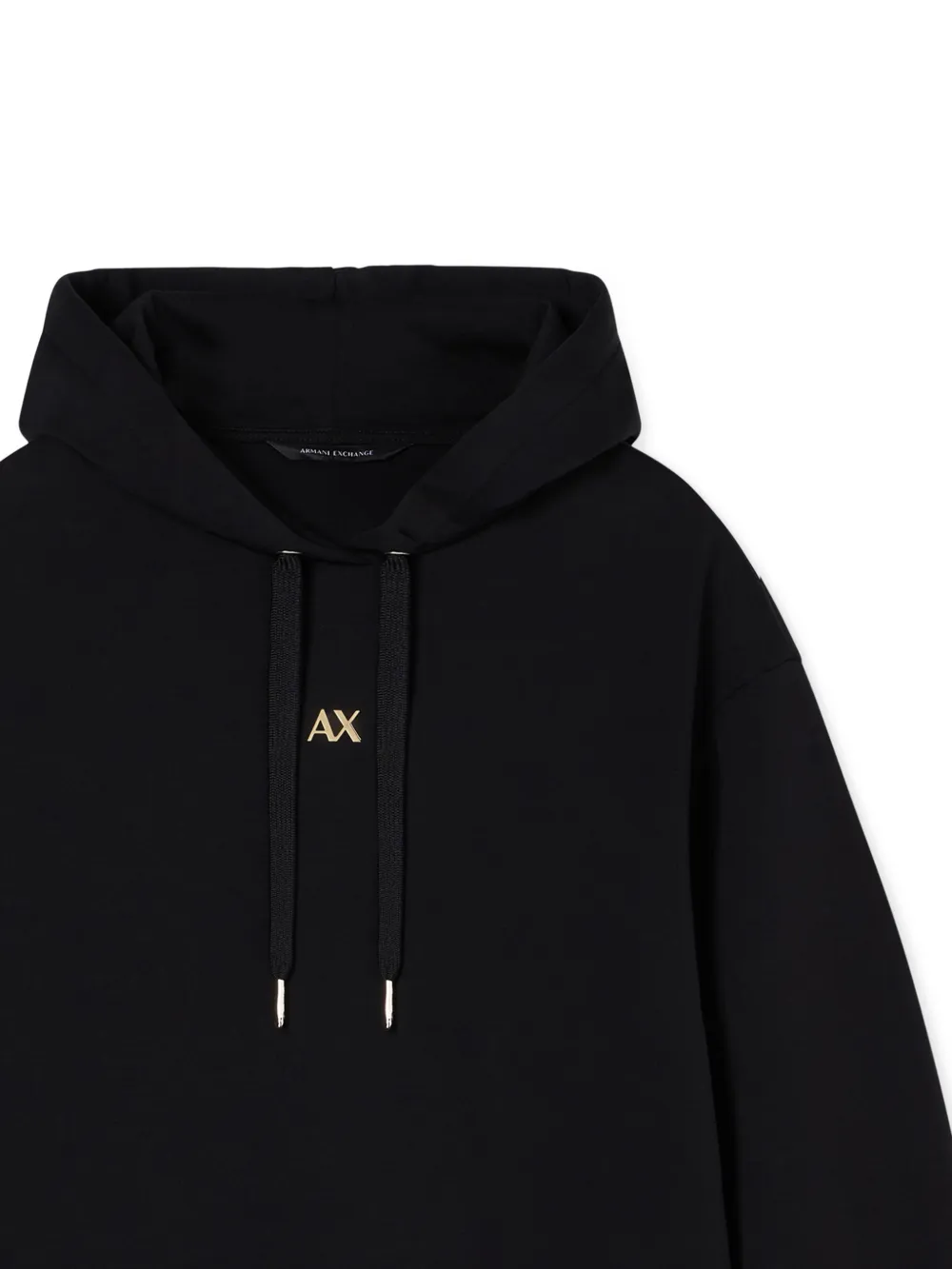  Armani Exchange Cotton Hoodie - Black 