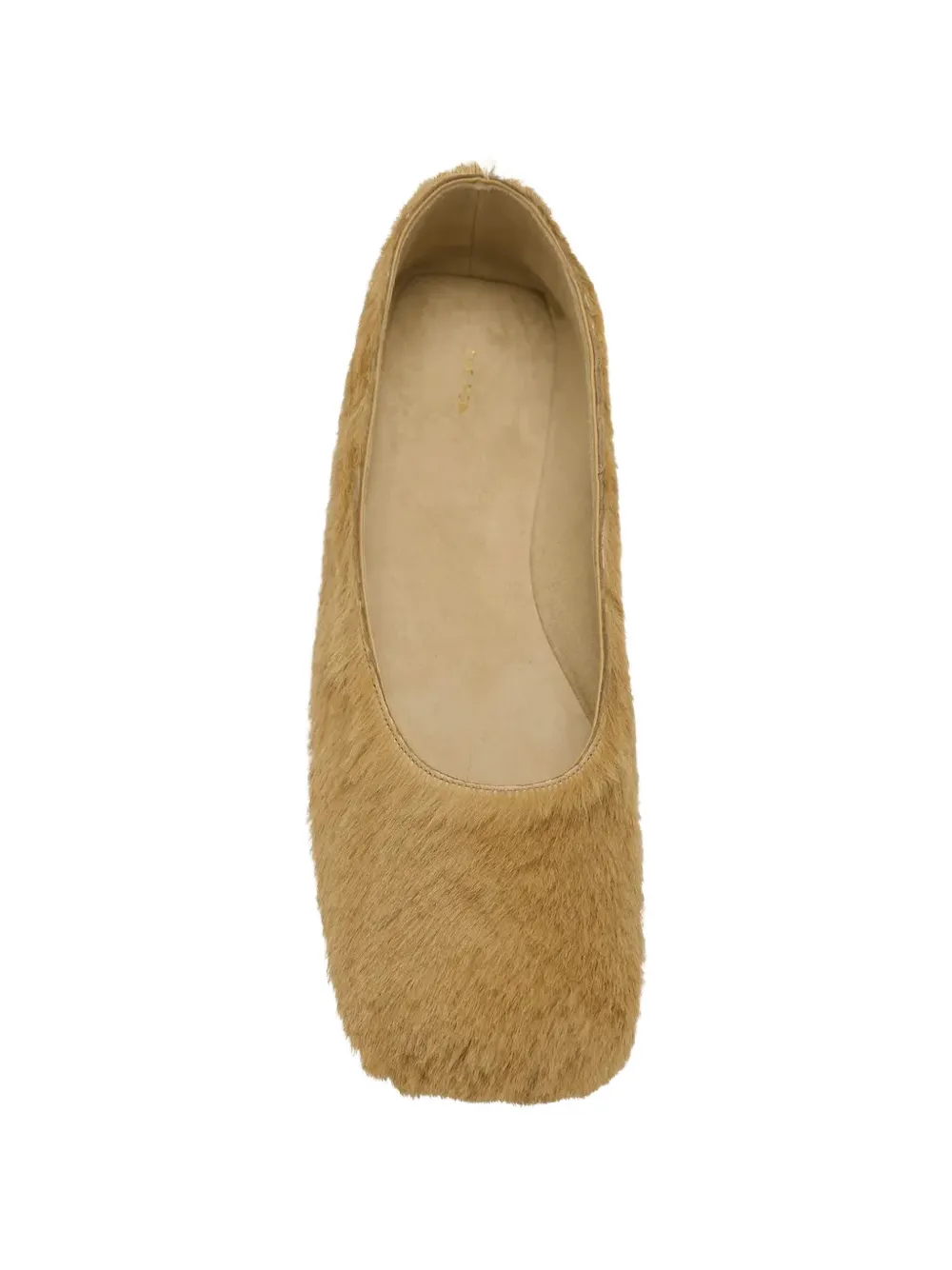 The Row Pluizige ballerina's Beige