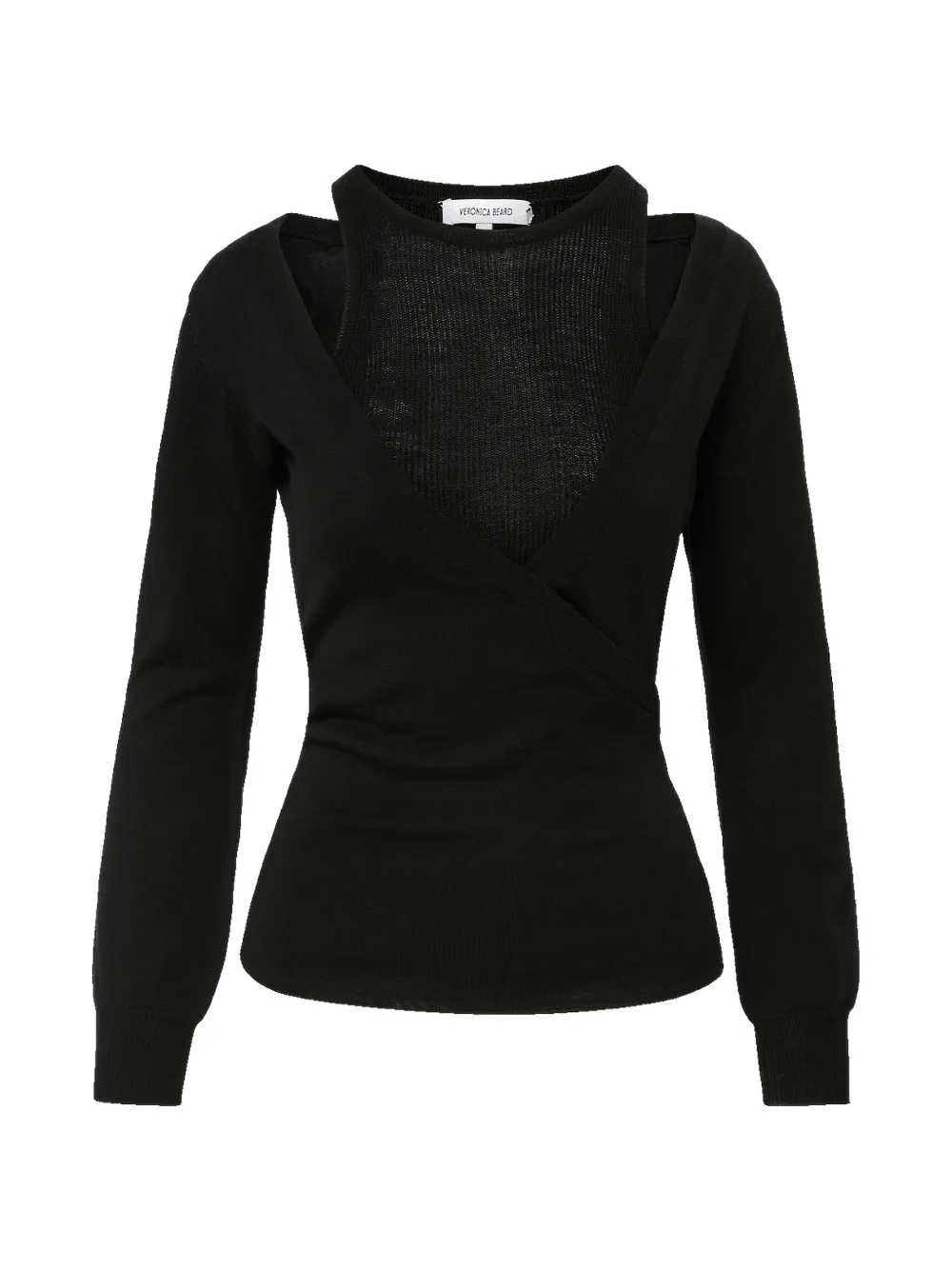 Veronica Beard Lolasee cut-out sweater - Nero