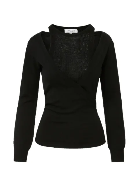 Veronica Beard Lolasee cut-out sweater