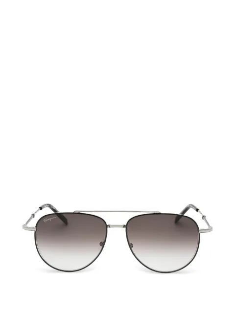 Ferragamo Eyewear Occhiali da sole stile pilota