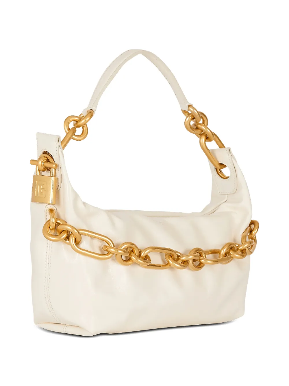 Balmain Medium Sync Shoulder Bag - Neutrals 