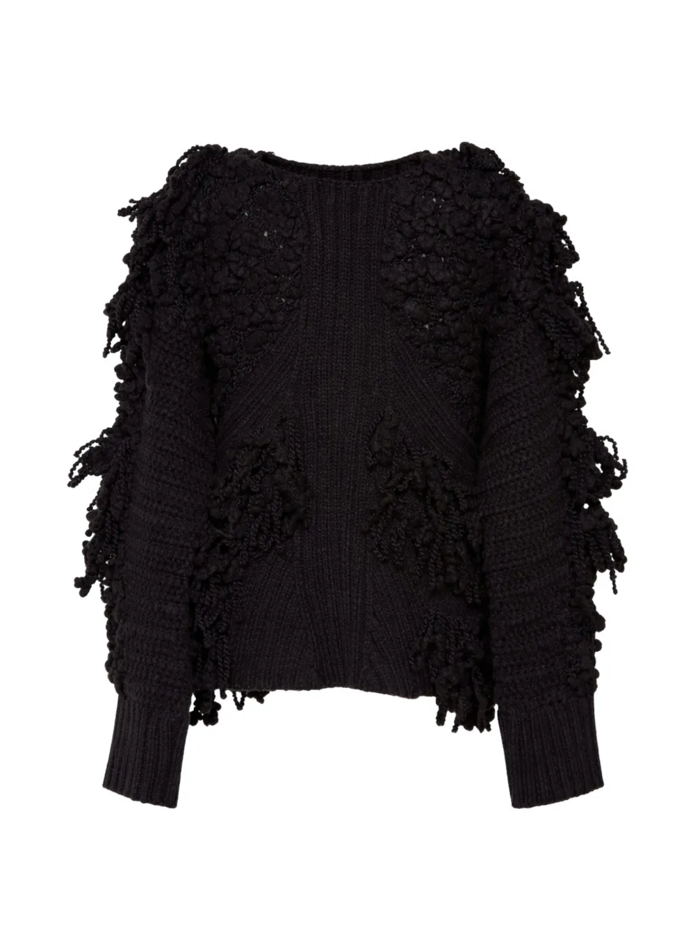 Muller Of Yoshiokubo tassel sweater - Black
