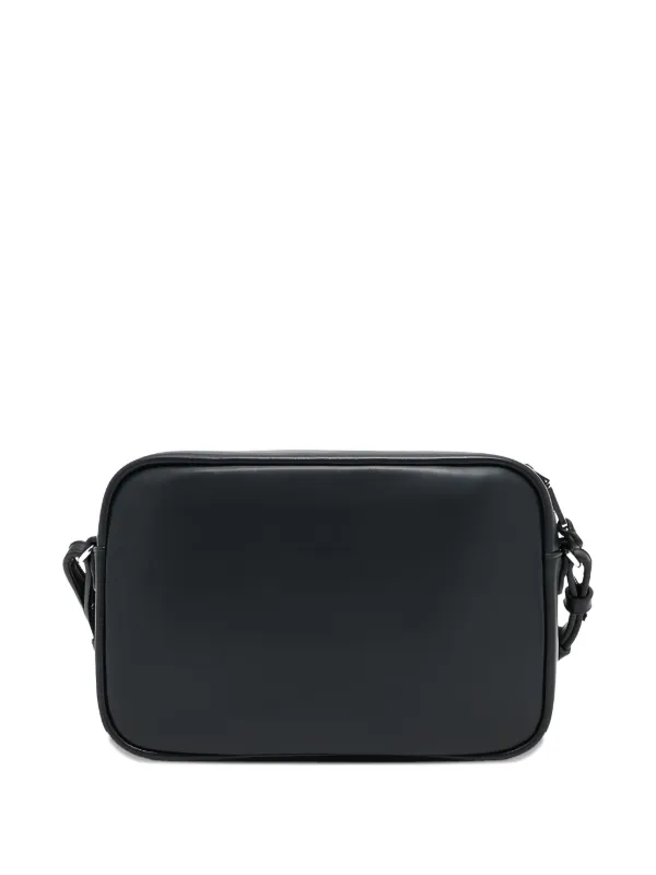 Emporio Armani Leather Shoulder Bag | Black | FARFETCH