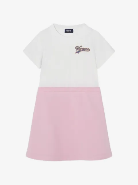 Versace Kids Kleid mit kurzen Ärmeln
