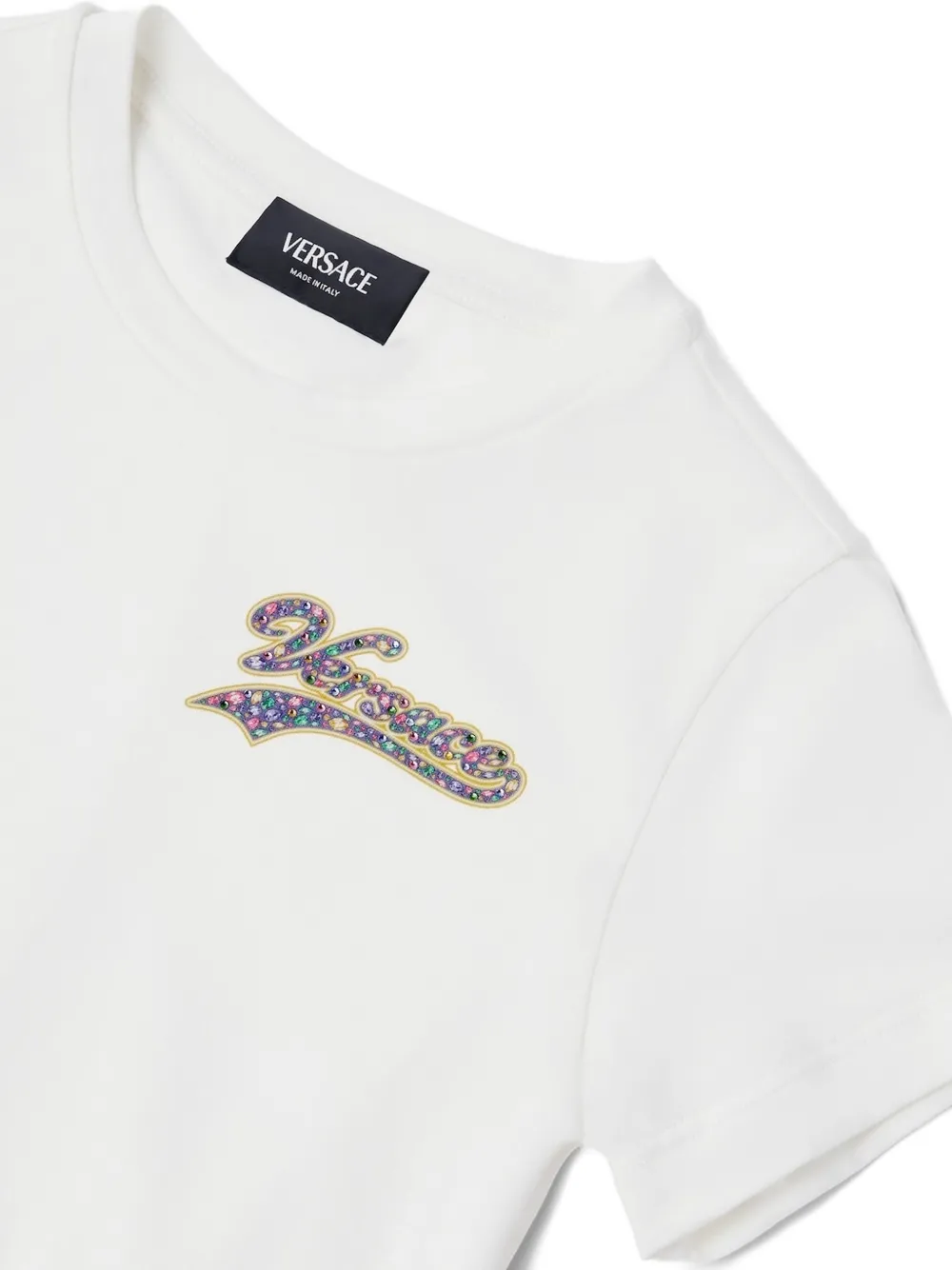 Versace Kids Jurk met korte mouwen Wit
