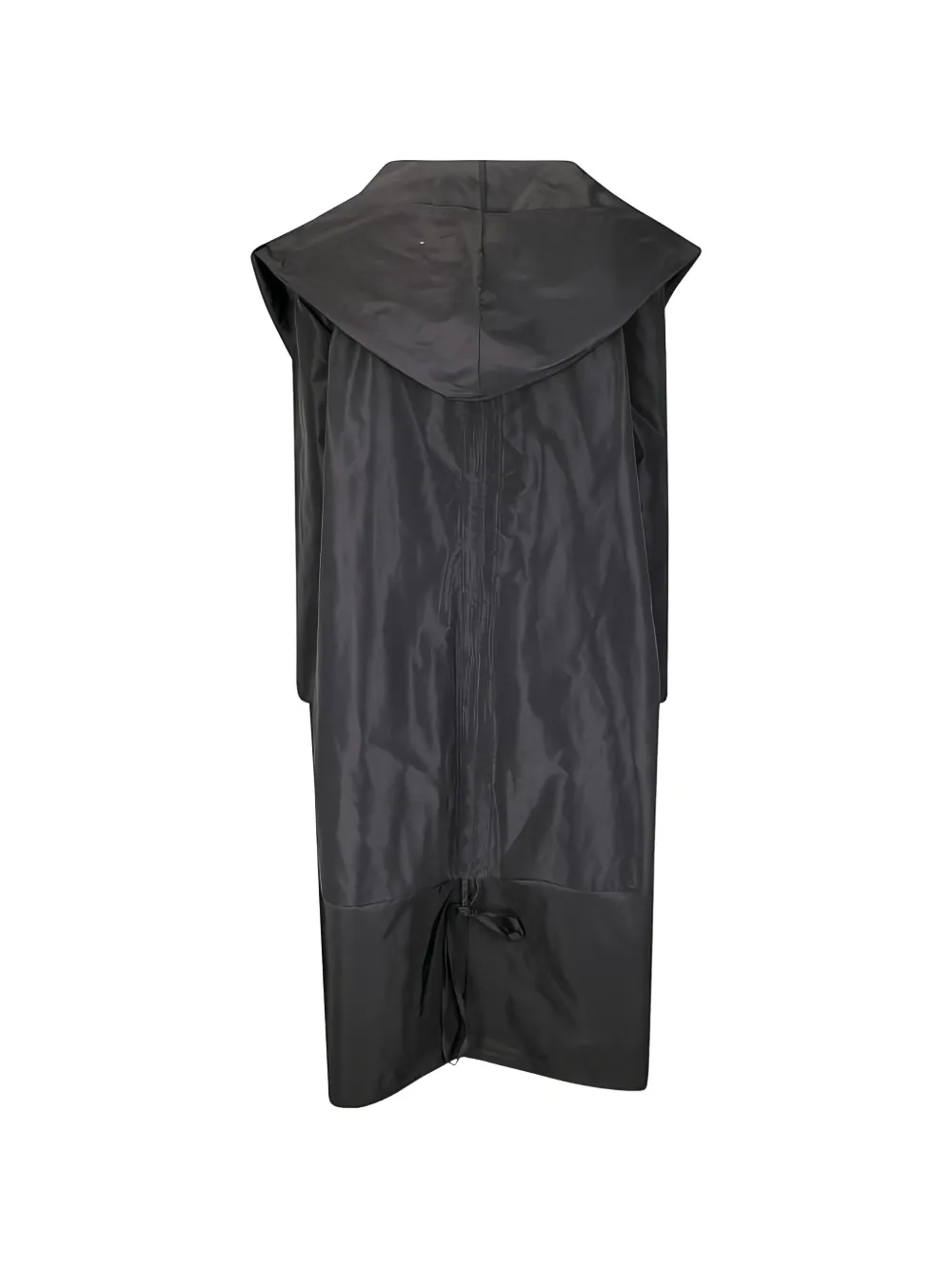  M.s.m. Hooded Wrap Trench - Black 