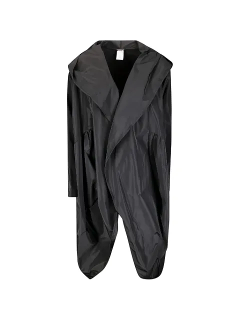 HIRA hooded wrap trench