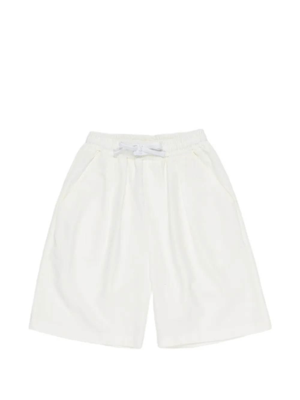 Paolo Pecora Kids drawstring-fastening shorts - Toni neutri