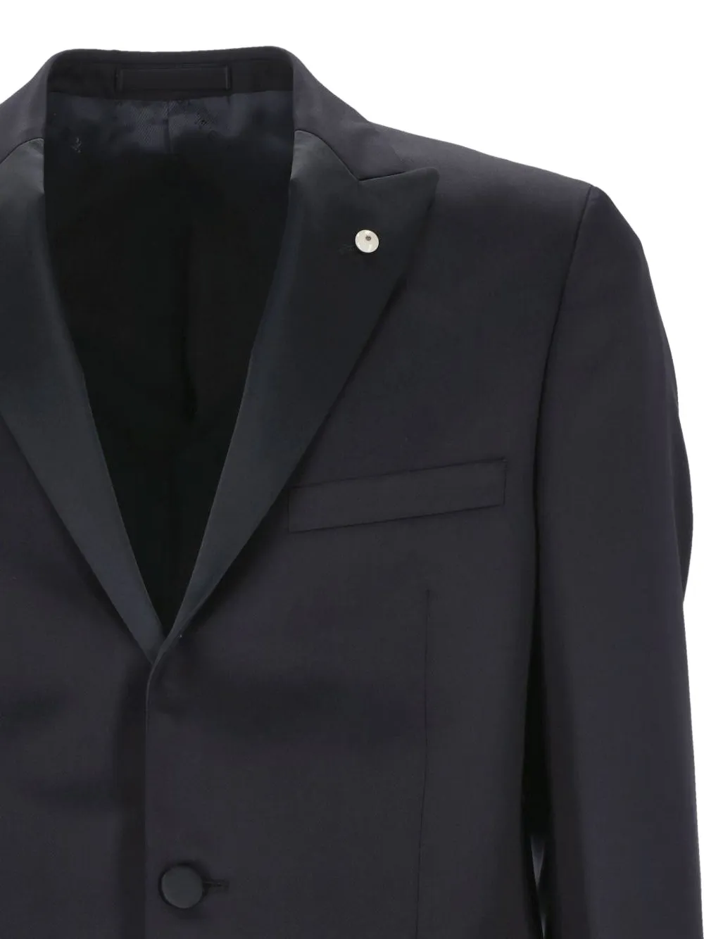  L.b.m. 1911 Traje Con Solapas De Pico - Azul 