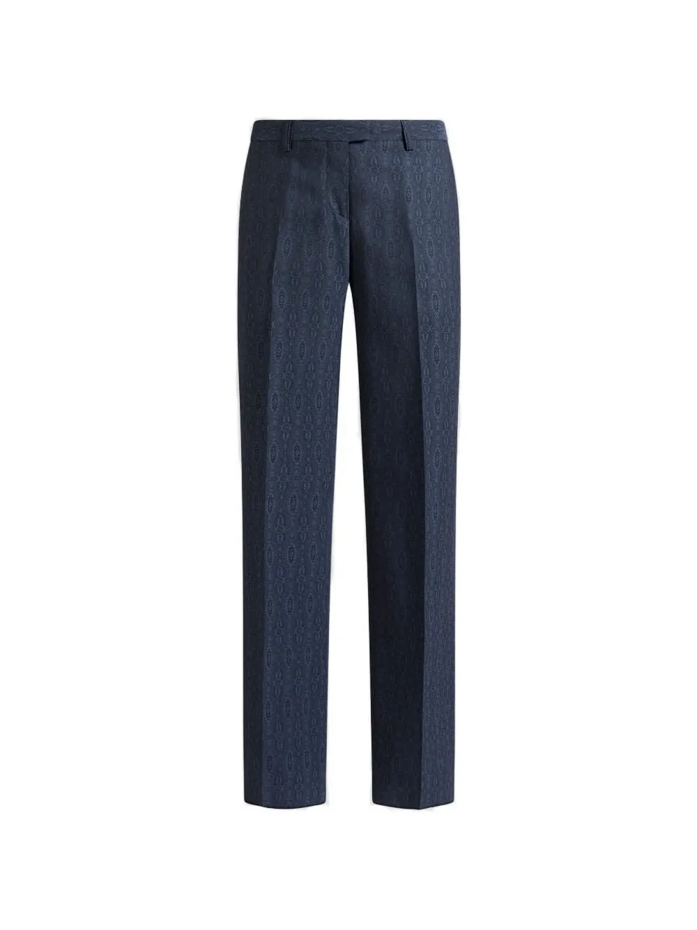 ETRO jacquard trousers - Blu