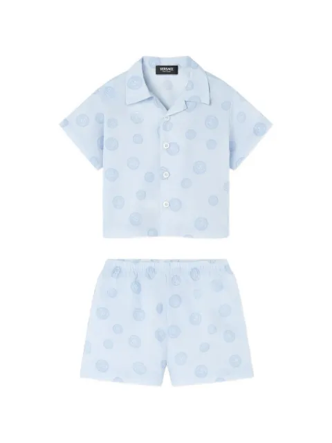 Versace Kids Medusa-print shorts set