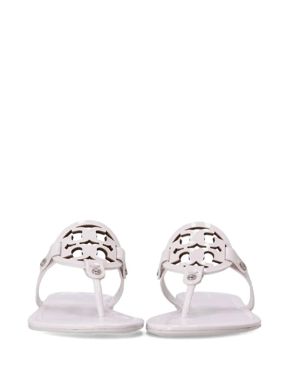Tory Burch cutout miller sandals Wit