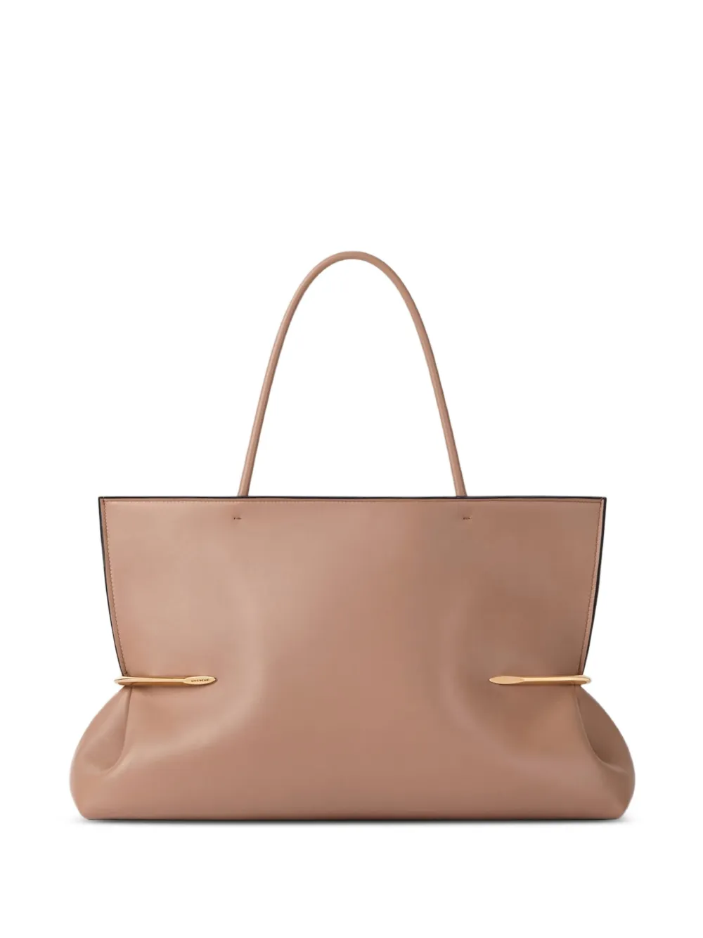 Givenchy sac à main Pinch Squeezed Horizontal en cuir Nappa - Tons neutres Givenchy sac à main Pinch Squeezed Horizontal en cuir Nappa - Tons neutres