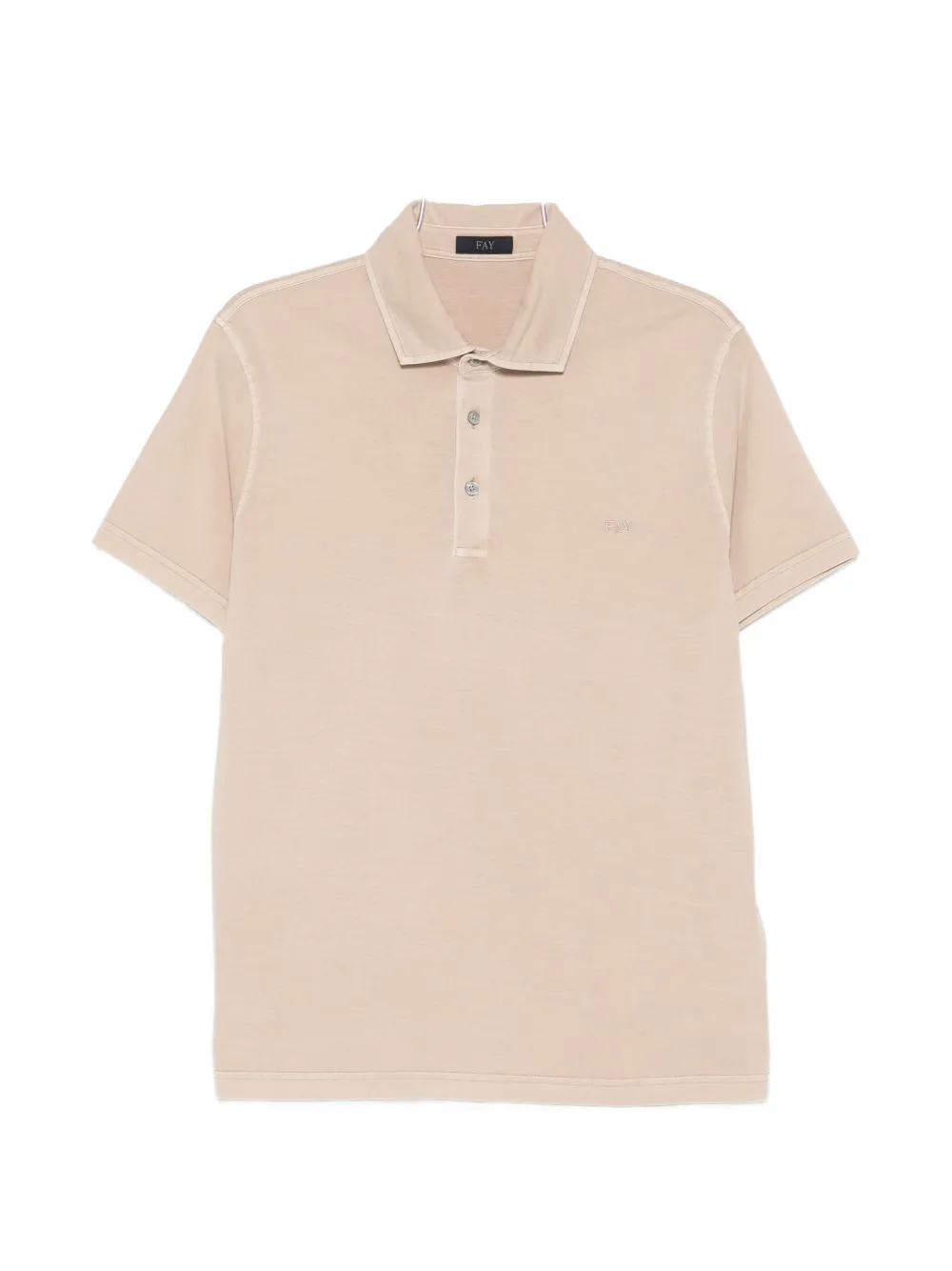Fay buttoned polo shirt - Toni neutri