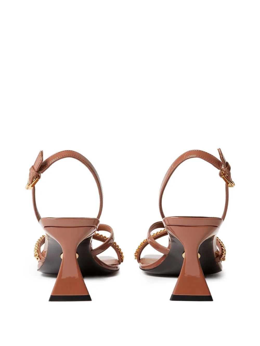  Stella Mccartney Elsa Strappy Sandals - Brown 