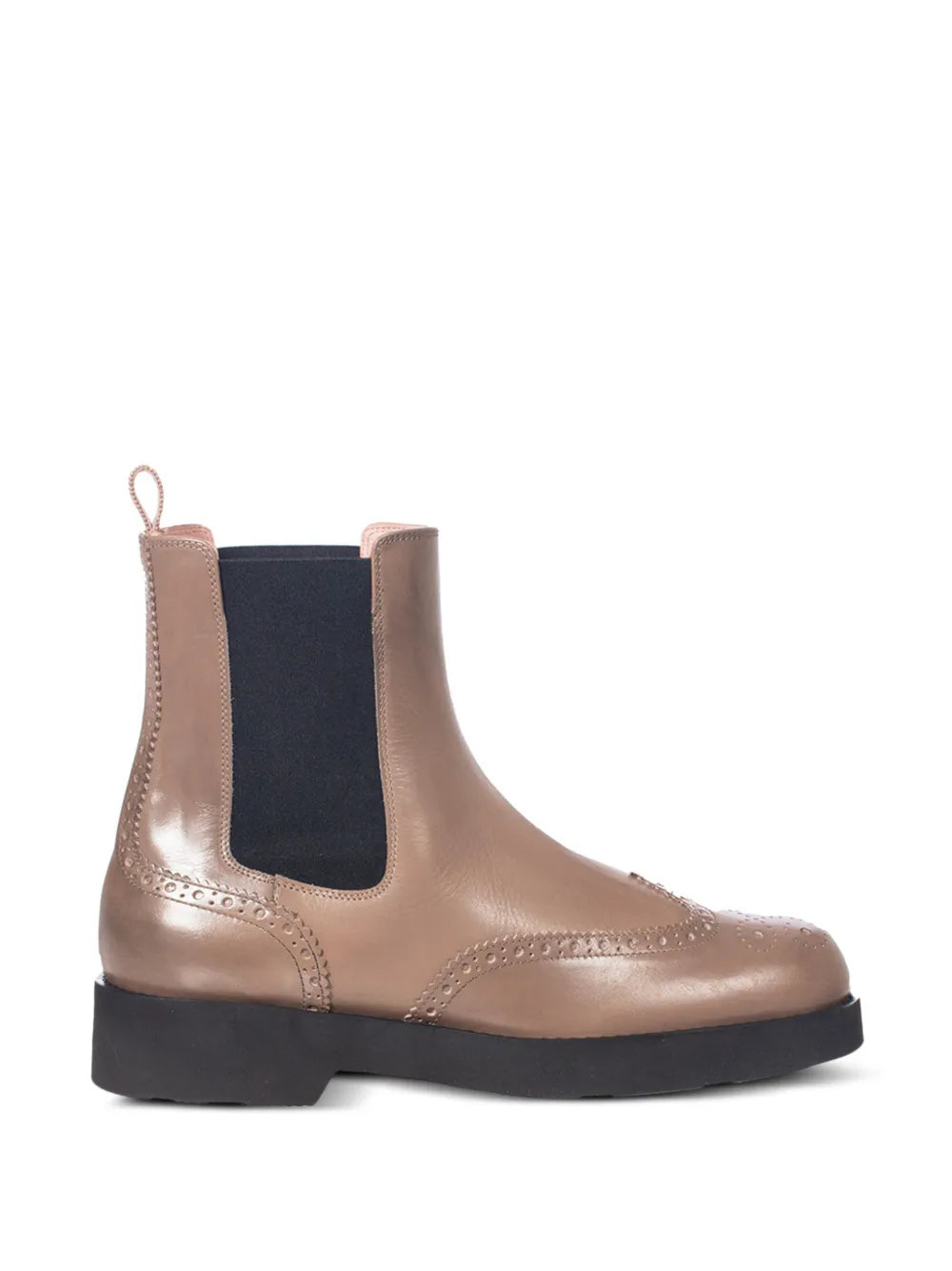 Fabiana Filippi pull-tab chelsea boots Beige