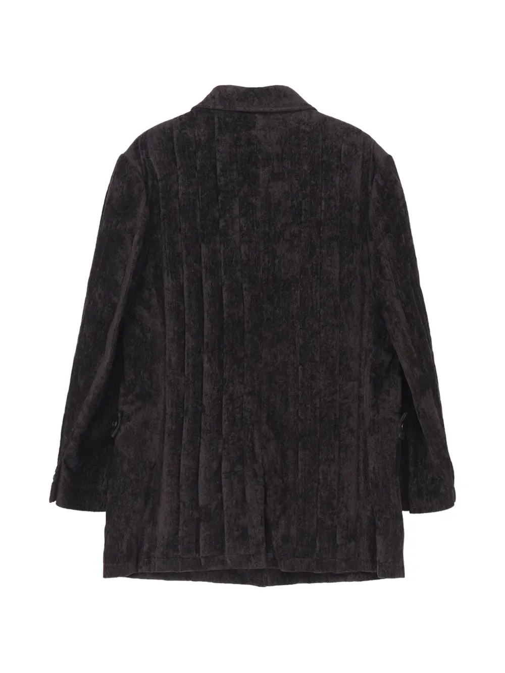 Yohji Yamamoto Gestreepte jas Grijs
