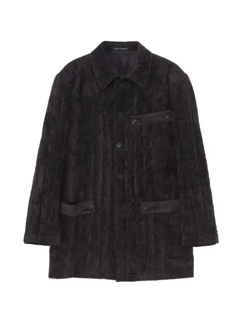 Yohji Yamamoto striped coat