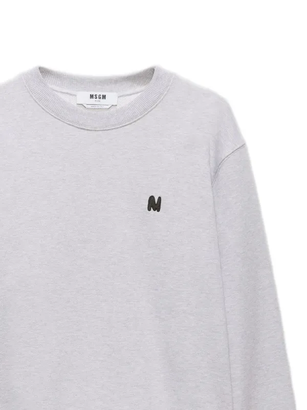 MSGM ロゴ スウェットシャツ | グレー | FARFETCH JP