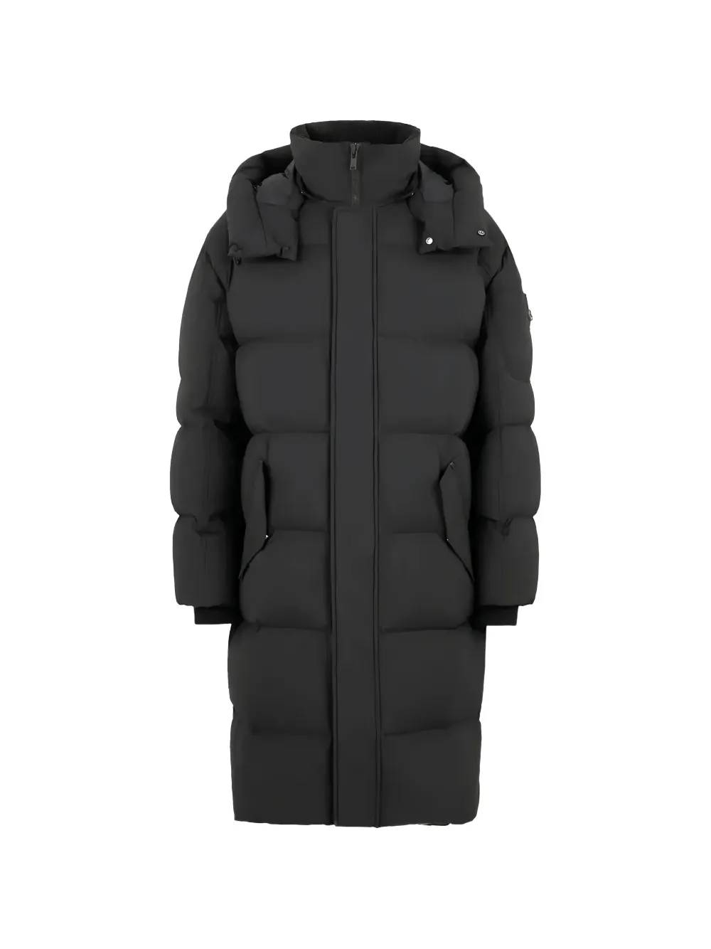 Moose Knuckles hooded puffer coat - Nero