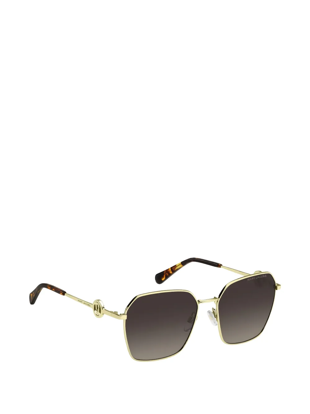 Marc Jacobs Eyewear Zonnebril met vierkant montuur Goud