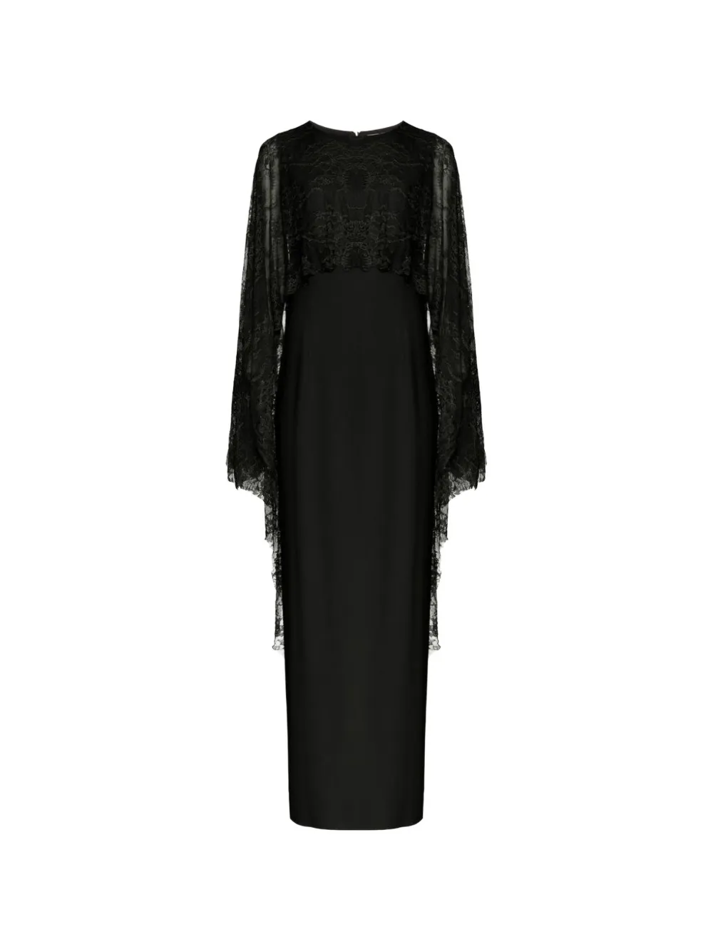 Lethicia Bronstein cape-style maxi dress - Nero
