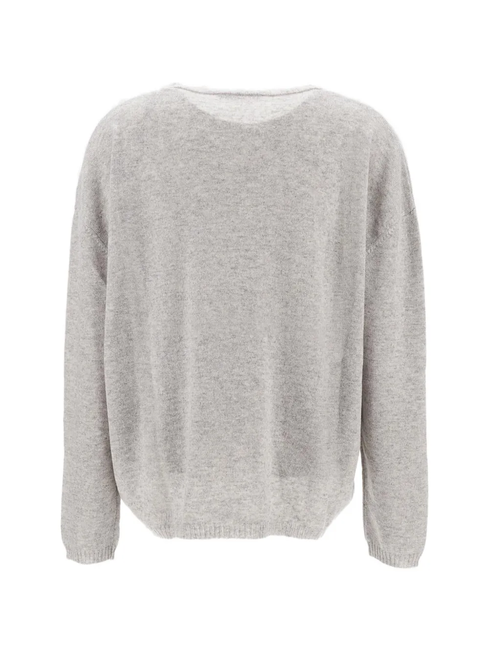  M.s.m. Ribbed V-neck Sweater - Grey 