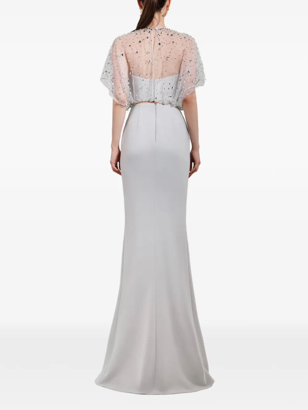 Gemy Maalouf Maxi-jurk met split Grijs
