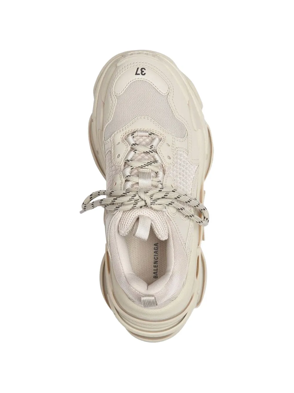 Balenciaga Sneakers met logoprint Beige