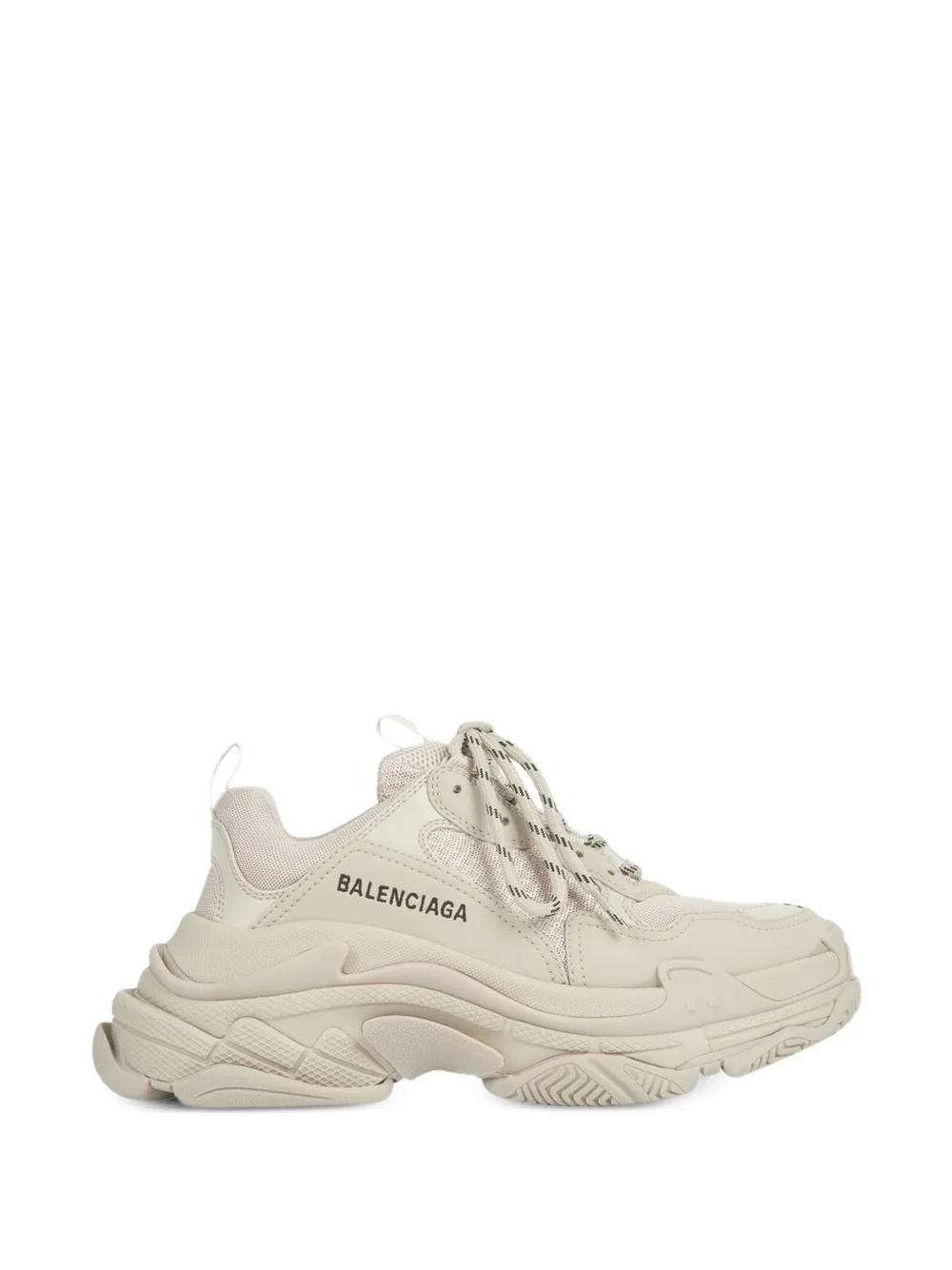 Balenciaga Sneakers met logoprint Beige