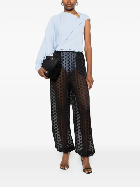 THE ANDAMANE Serena draped bodysuit