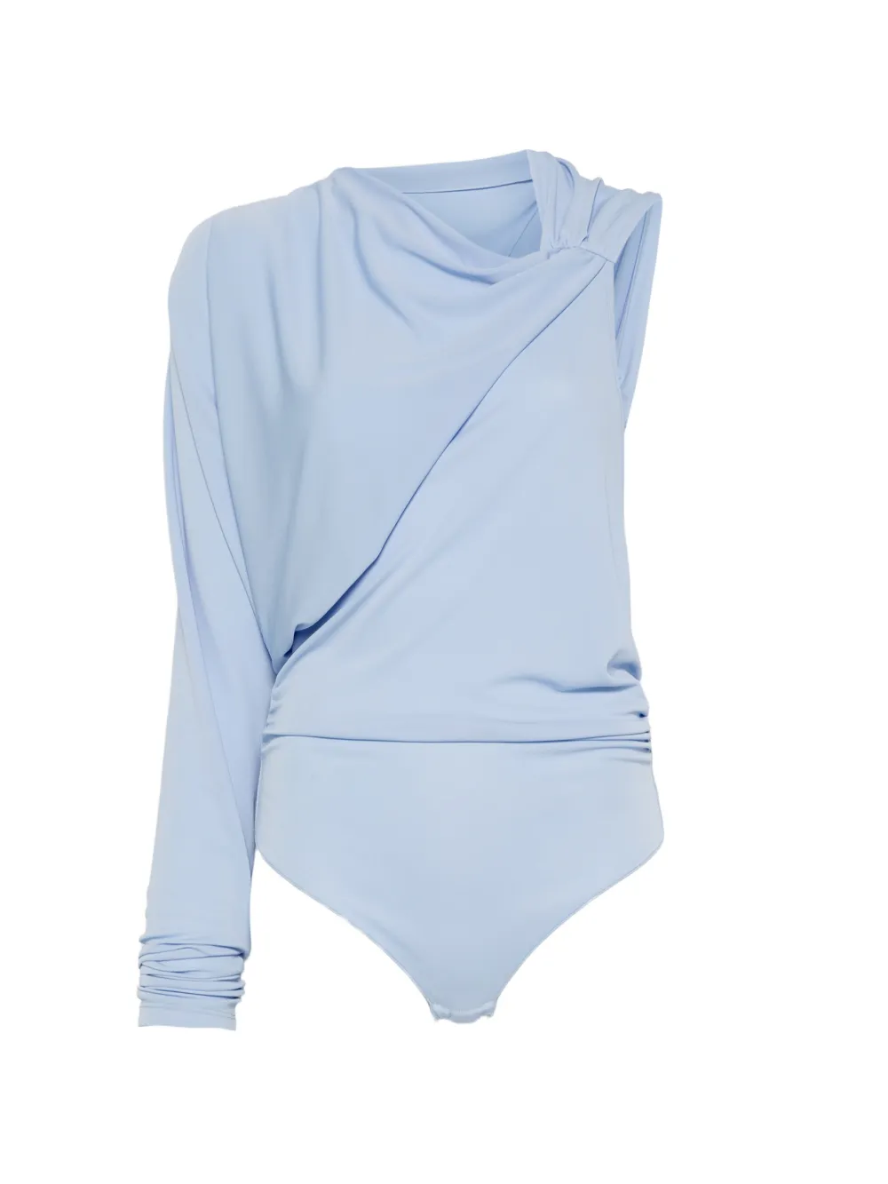 THE ANDAMANE Serena draped bodysuit - Blu