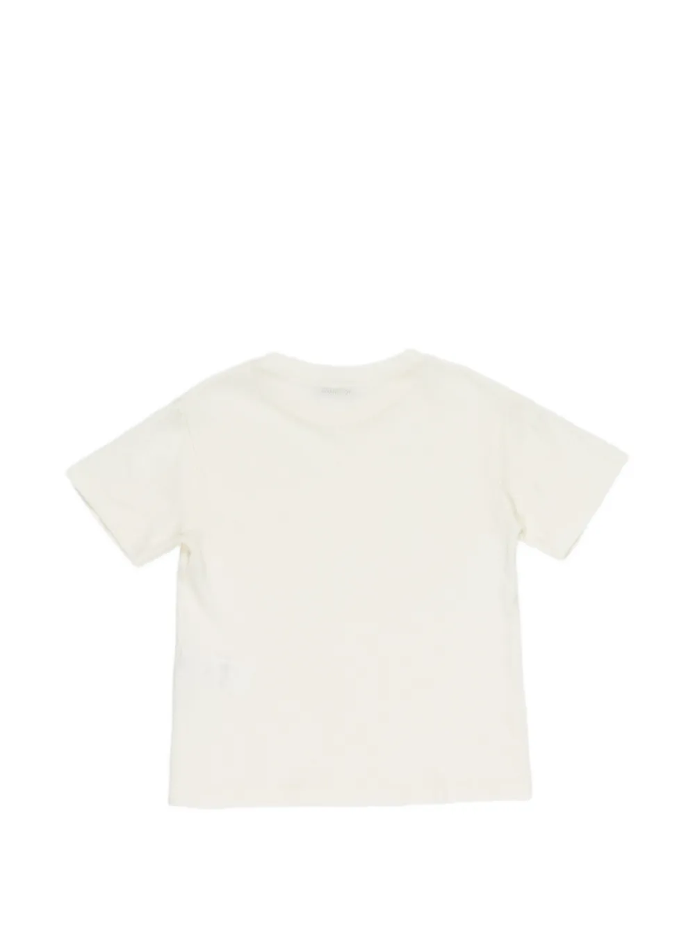 Paolo Pecora Kids T-shirt met ronde hals Beige
