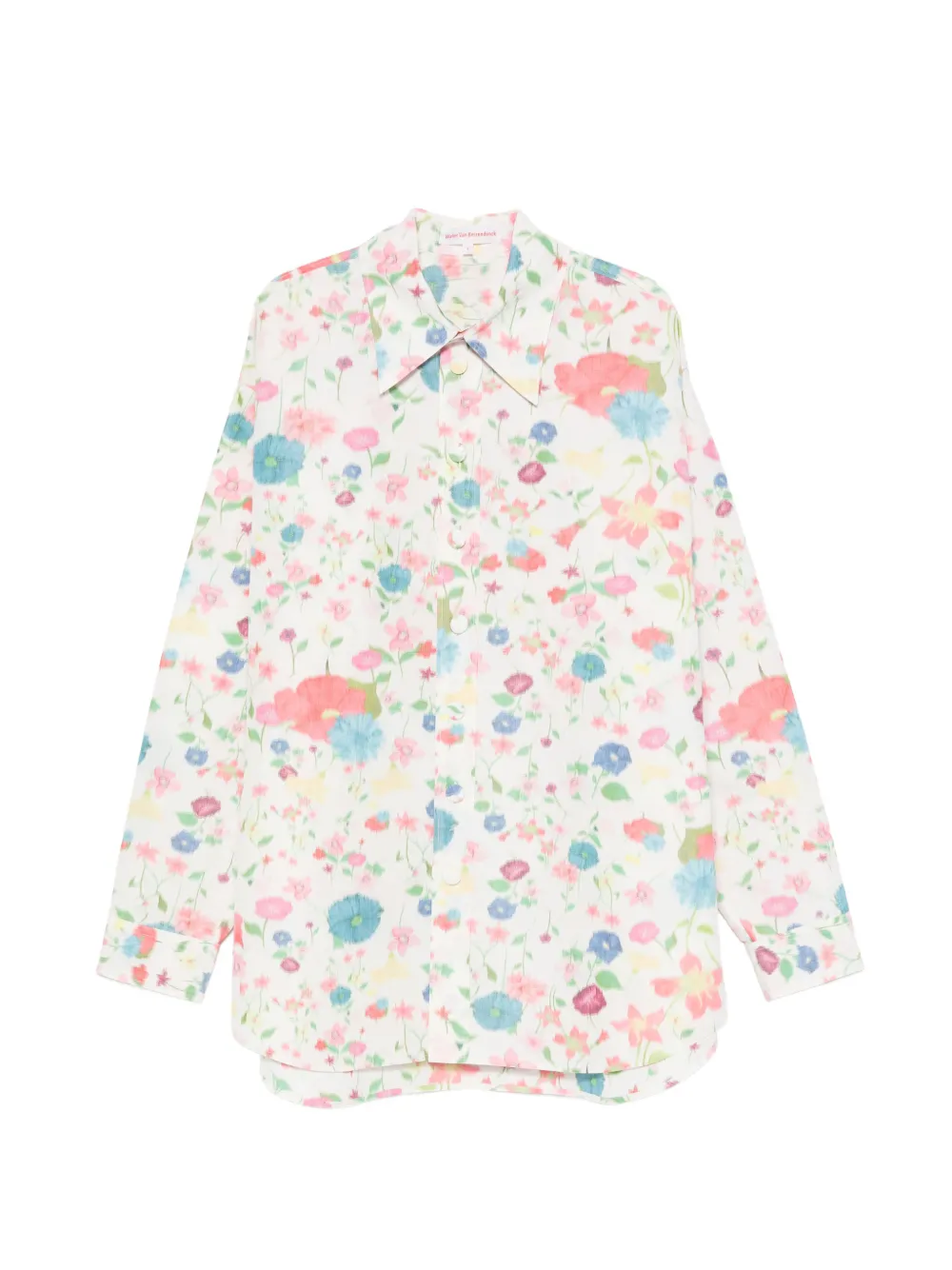 Walter Van Beirendonck floral-print shirt - Bianco
