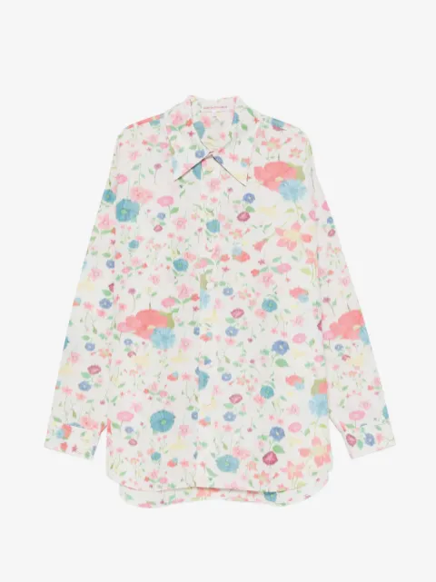 Walter Van Beirendonck camisa con estampado floral