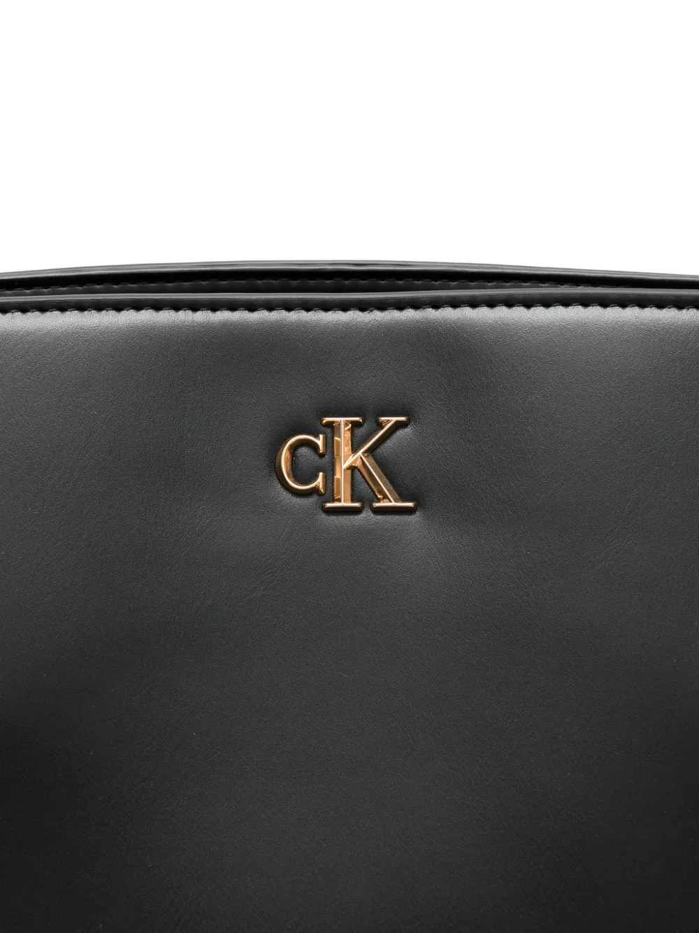 Calvin Klein Medium shopper met logodetail Zwart