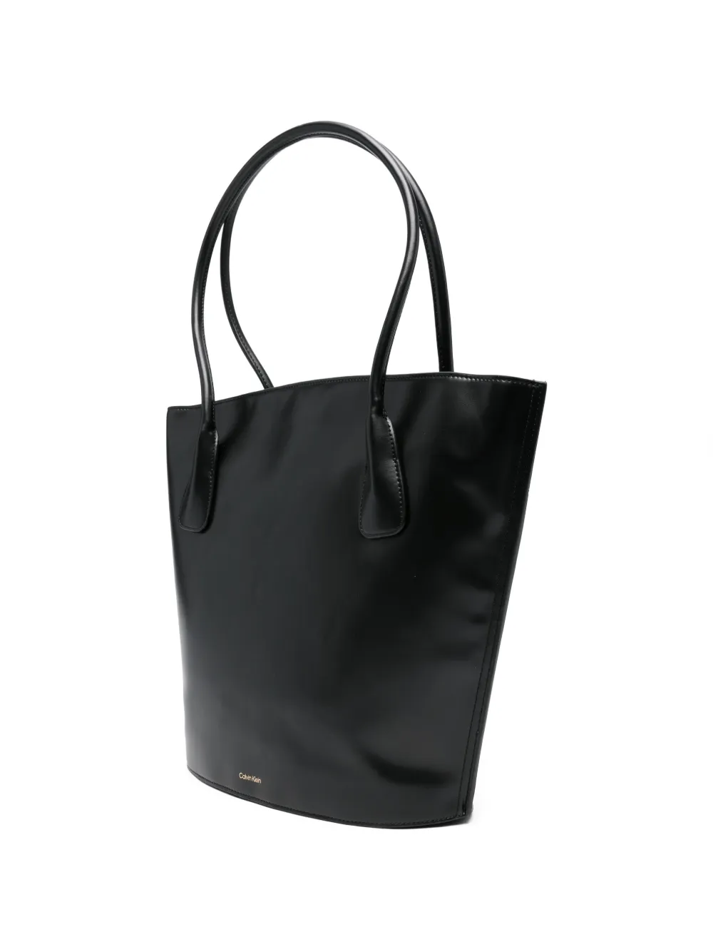  Calvin Klein Medium Logo-detail Tote Bag - Black 