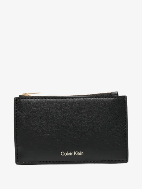 Calvin Klein Porta-cartões com zíper e logo
