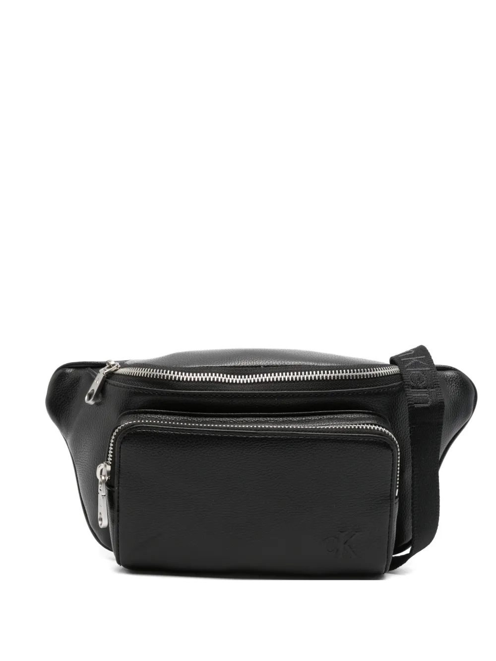 Calvin Klein logo-embossed belt bag - Nero