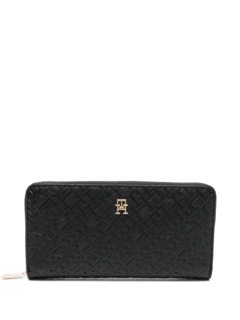 Tommy Hilfiger monogram zip-around wallet