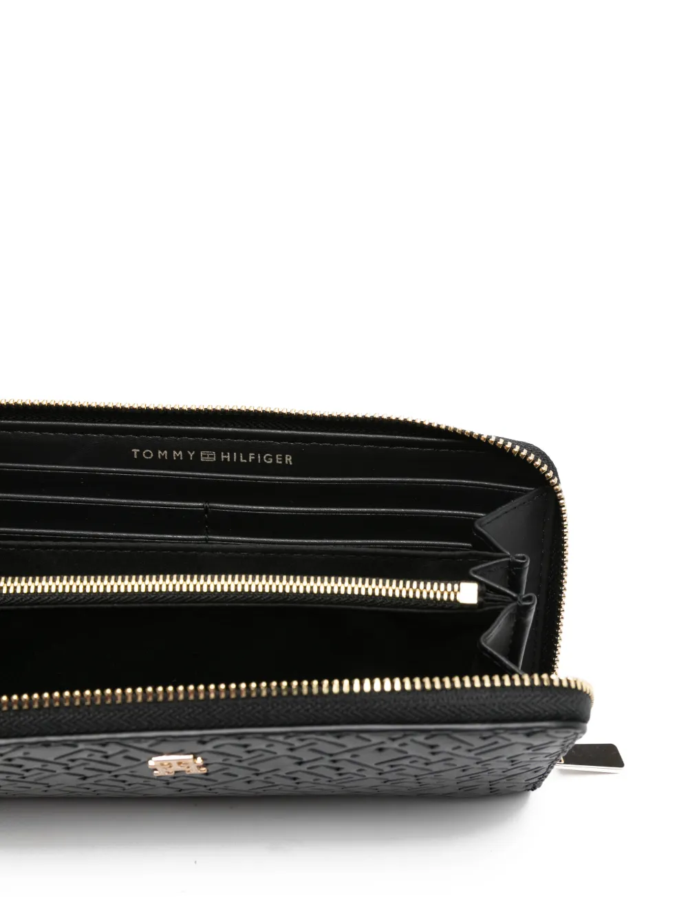  Tommy Hilfiger Monogram Zip-around Wallet - Black 