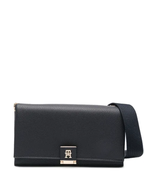 Tommy Hilfiger bolsa crossbody mini con placa del logo